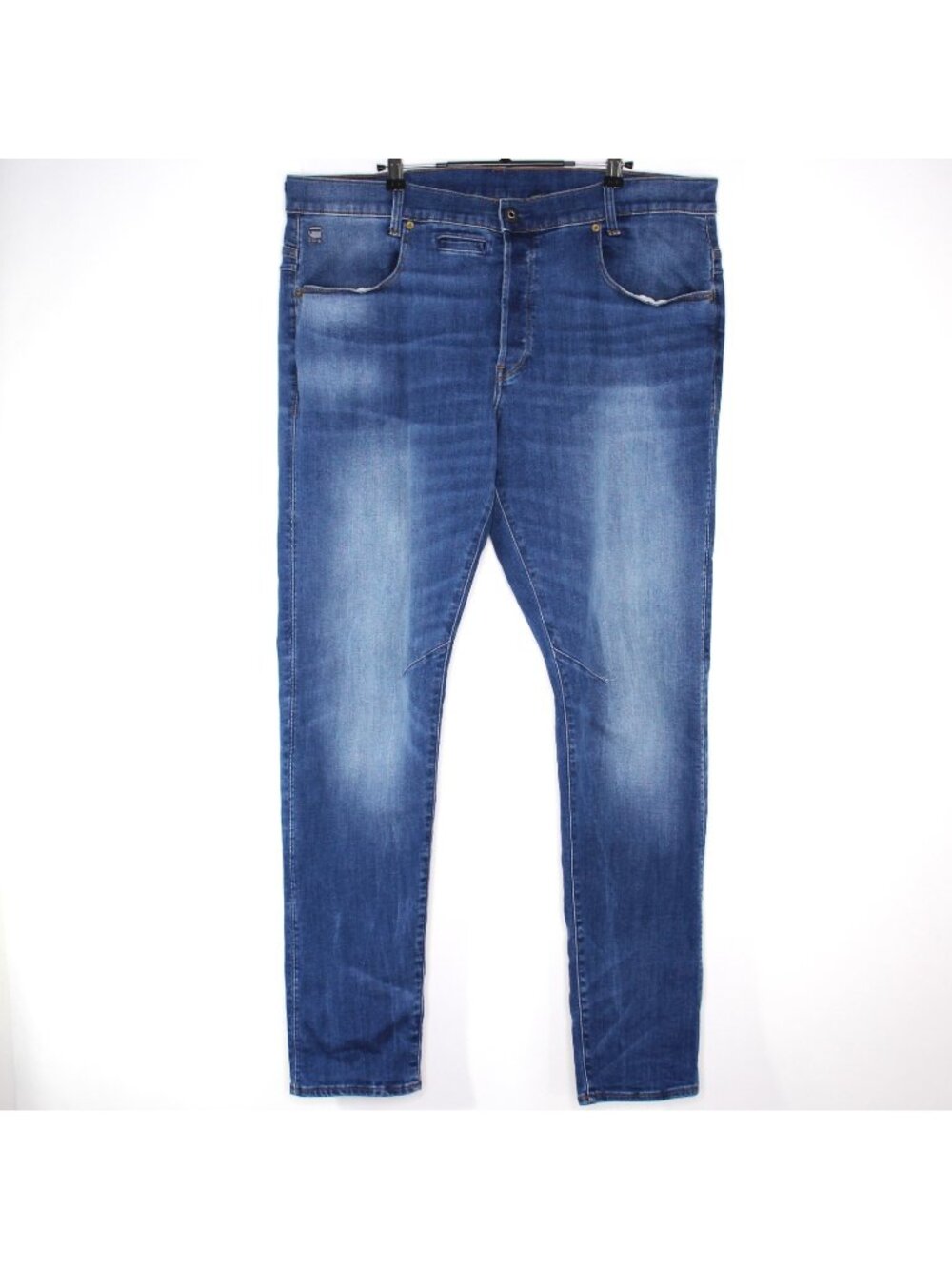 G-Star Raw Mens 40 x 34 Slim D-Staq 5 Pocket Blue Jeans H1047